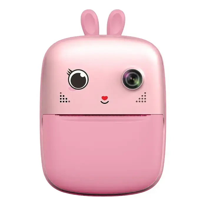 Mini Thermal Printer for Kids with Camera and Camcorder - Pink Фото num