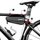Etui|sakwa na ramę roweru WILDMAN M ES4 uchwyt rowerowy czarna|black Foto 4
