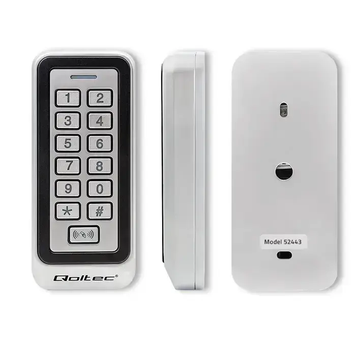 Qoltec Code lock TRITON  with RFID reader Code | Card | key fob | IP68 | EM Photo