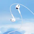 QCY LH1 In-Ear Wired Headphones with Remote and Microphone 1.15m - White Foto 8