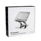 Wozinsky WRS-CPY84SS Aluminum Laptop and Tablet Stand + Free Smartphone Stand - Silver Фото num