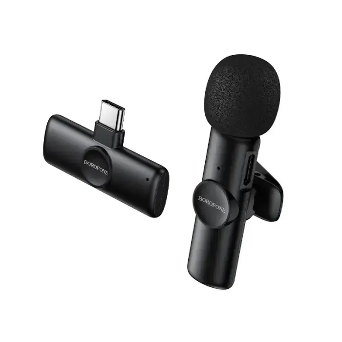 Borofone Lavalier wireless microphone BFK16 Winner Type C black Photo