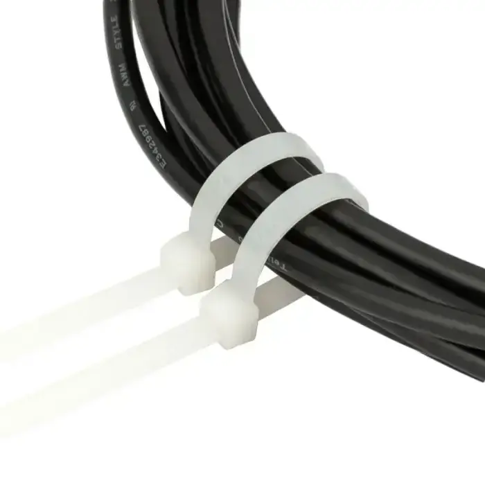Cable ties 4 x 350mm | white | 100 pcs Photo