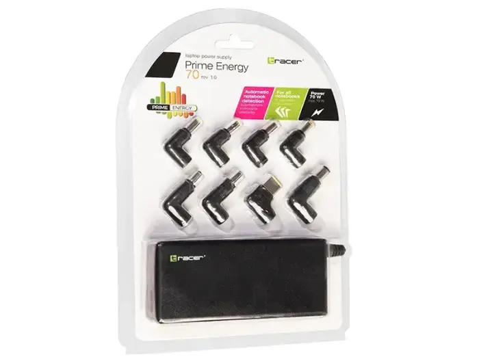Tracer Prime Energy 70W Универсальная зарядка для портативных компьютеров 16-20V | 4.33A Фото num