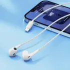 QCY LH1 In-Ear Wired Headphones with Remote and Microphone 1.15m - White Foto 10