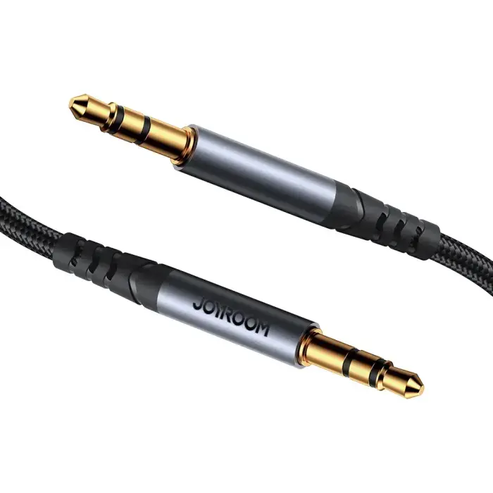 Joyroom stereo audio cable AUX 3.5 mm mini jack 1.2m black (SY-A08) Photo