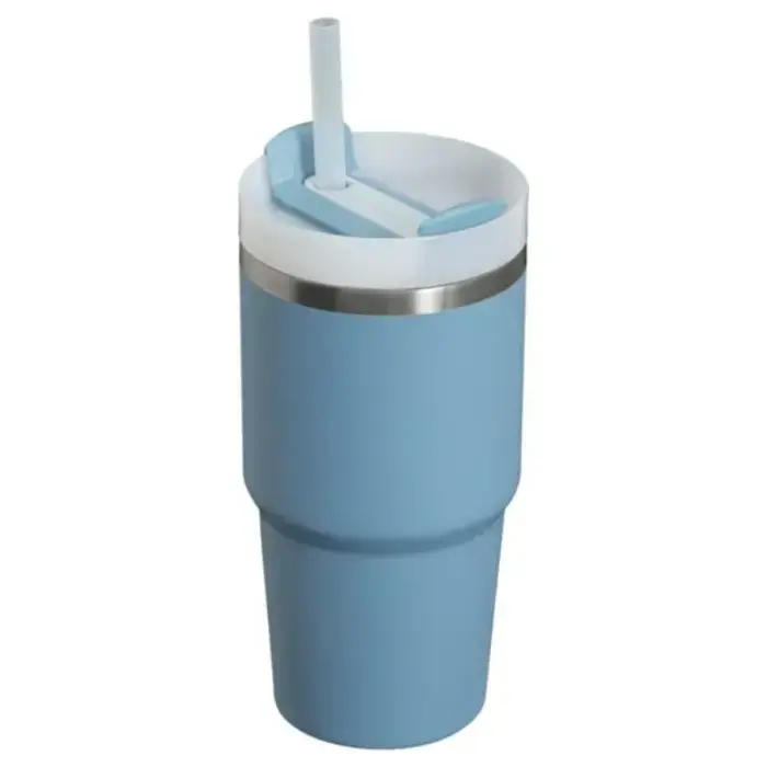 Termokrūze ar salmiņu The Quencher H2.O FlowState Tumbler 0,59L zilganvioleta Foto 2