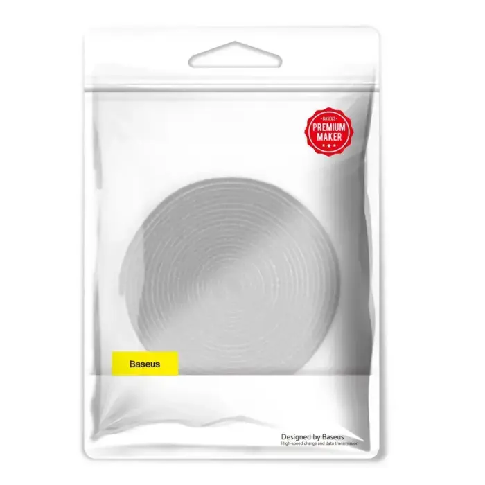 Baseus Rainbow Circle hook and loop Straps - Velcro tape Velcro cable organizer 3m gray (ACMGT-F0G) Фото num