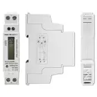 Qoltec Single-phase electronic energy meter | DIN rail | 230V | LCD | 1P | Slim Фото num