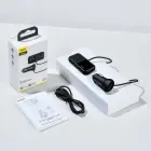 Wireless Bluetooth FM transmitter with charger Baseus S-16 (Overseas edition) - black Фото num