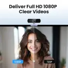 Ugreen CM678 USB HD tīmekļa kamera - pelēka Foto 3