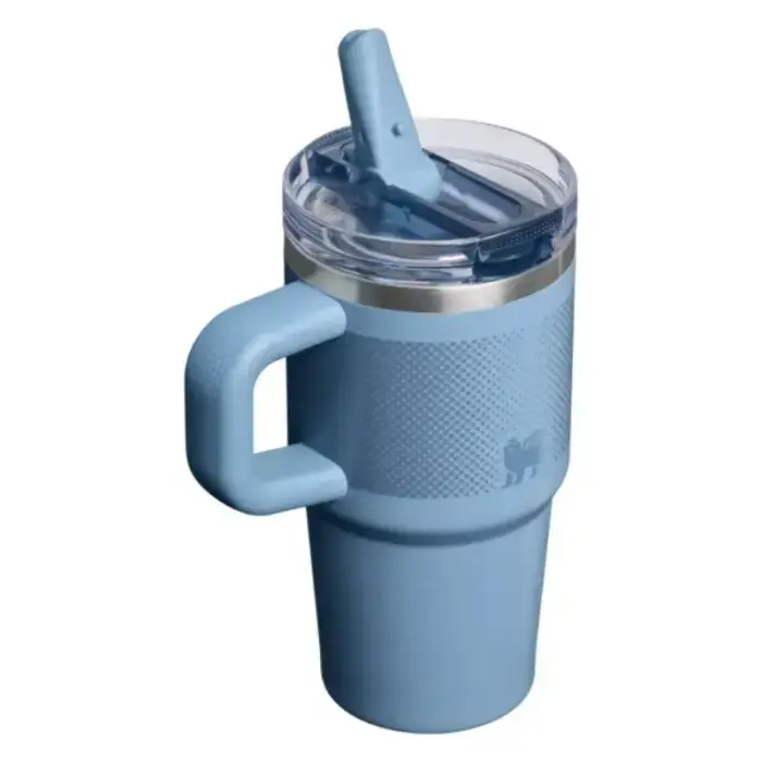 Термокружка с трубочкой The Quencher ProTour Flip Straw Tumbler 0.59L сине-фиолетового цвета Фото num
