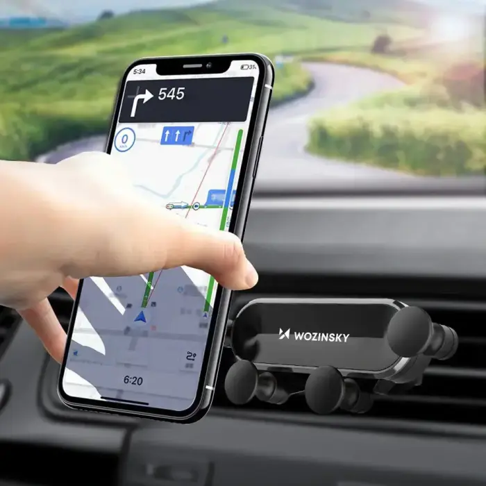 Wozinsky Gravity Car Mount Phone Holder for Air Outlet black (WCH-05) Фото num