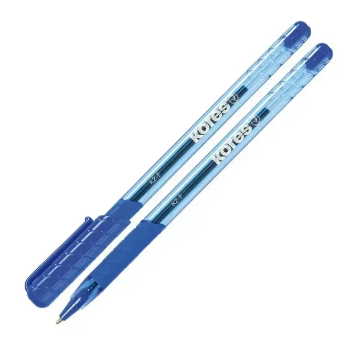 Lodīšu pildspalva KORES SUPER SLIDE K2 F 0.7mm zila Фото num