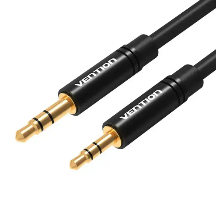 Cable Audio mini jack 3,5mm to 2,5mm AUX Vention BALBD 0,5m (black) Foto 1