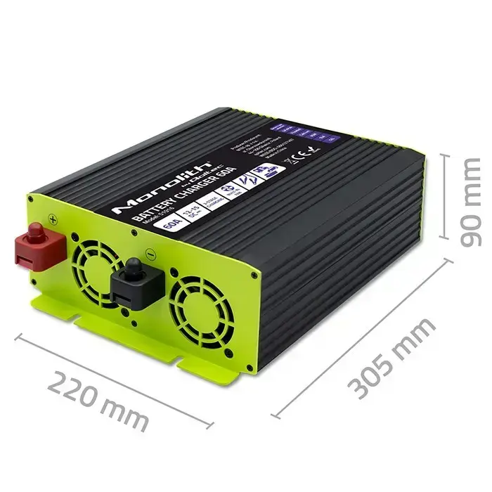 Charger for LiFePO4 AGM GEL SLA batteries 60A 1 Photo
