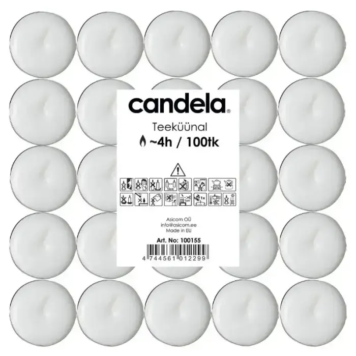 Tea candles 100 pcs. Photo