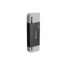 Devia card reader 2in1 EL239 USB/USB-C 2.0 black Photo
