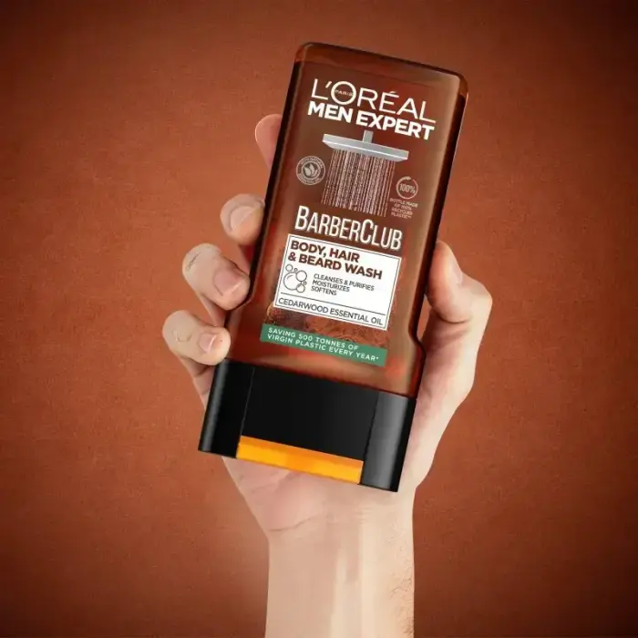 Shower Gel for Men Expert Barber Club (Shower Gel) 300 Ml Foto 3