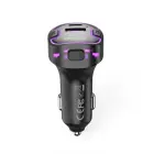 XO transmiter FM BCC12 Bluetooth MP3 car charger 3,1A black Фото num