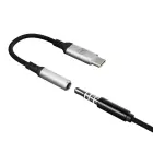 3mk USB-C adapter - 3.5 mm minijack - silver Photo