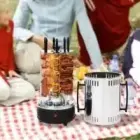 Five-pronged home kebab machine Photo