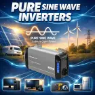 Qoltec Pure Sine Wave Inverter | 12V to 230V | 1000/2000W | LCD | USB | USC-C | Compatible with LiFePO4 GEL AGM  Foto 7