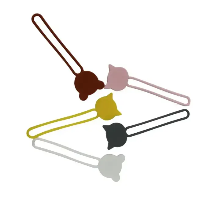 Silicone cable reel - pink Foto 8