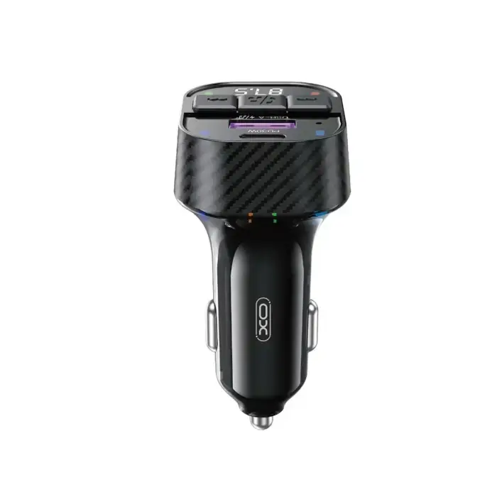 XO transmitter FM BCC17 Bluetooth MP3 car charger 30W black Фото num