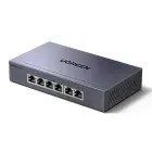 Switch Ugreen 6-Port 1Gb/s Ethernet Switch with PoE - Gray Foto 2