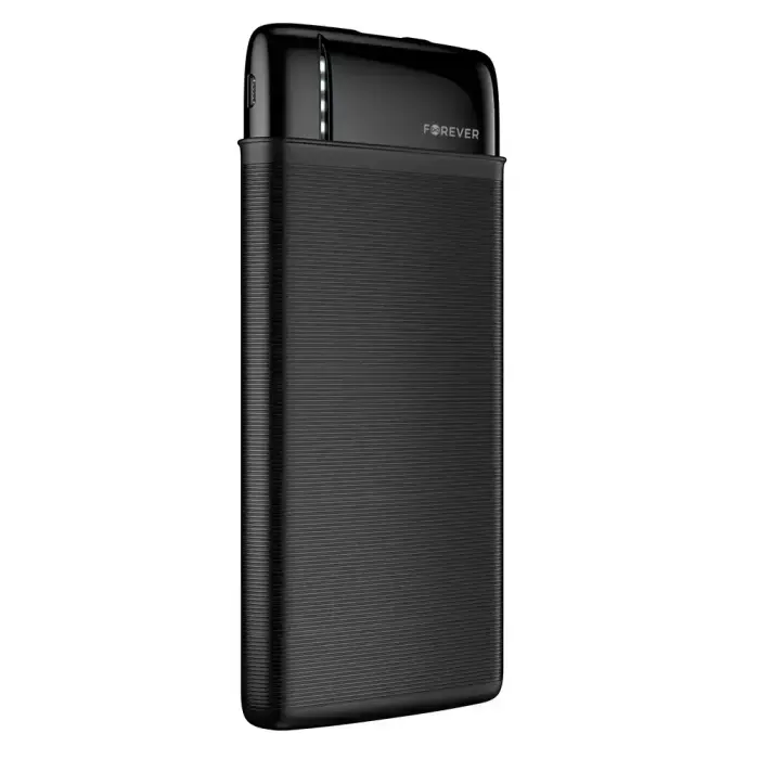 Forever TB-100M ārējais akumulators (powerbank) | 10000 mAh | 10.5W | Micro USB, USB-C | melns Foto 5