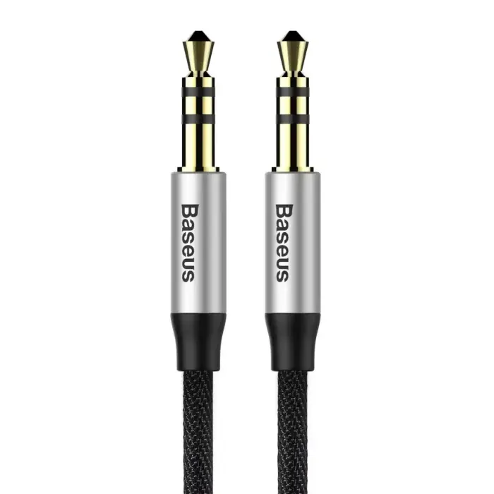 Baseus CAM30-BS1 Premium AUX Cable 3.5 mm -> 3.5 mm 1.0m Grey Photo
