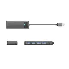 Orico PAPW4A-C3 USB-A Hub Docking Station 4x USB-A 3.0 - Black Фото num