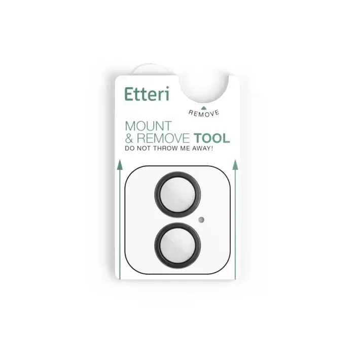 Etteri camera lens protector for iPhone 16 / 16 Plus black Фото num