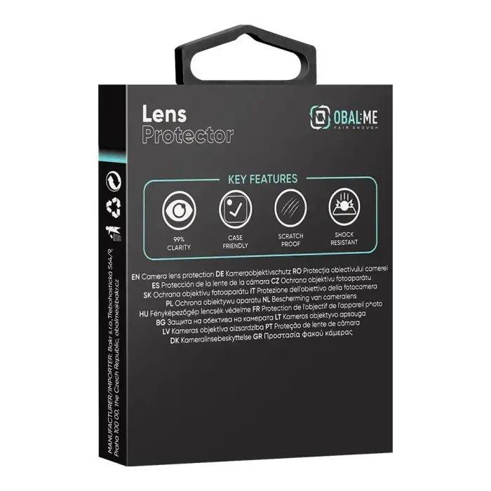OBAL:ME Lens Protector for Apple iPhone 16|16 Plus Black Foto 5