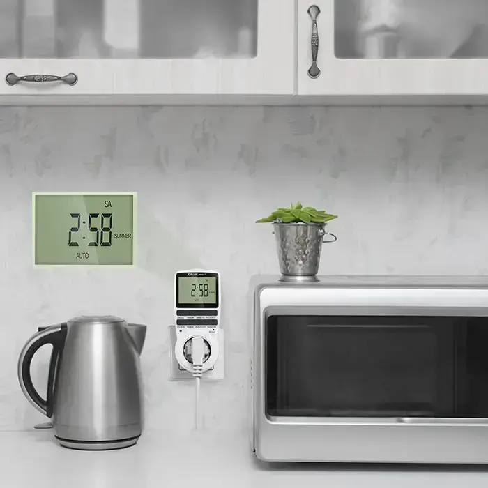 Qoltec Electronic Timer PC0628 | 3680W | 16A | LCD Фото num