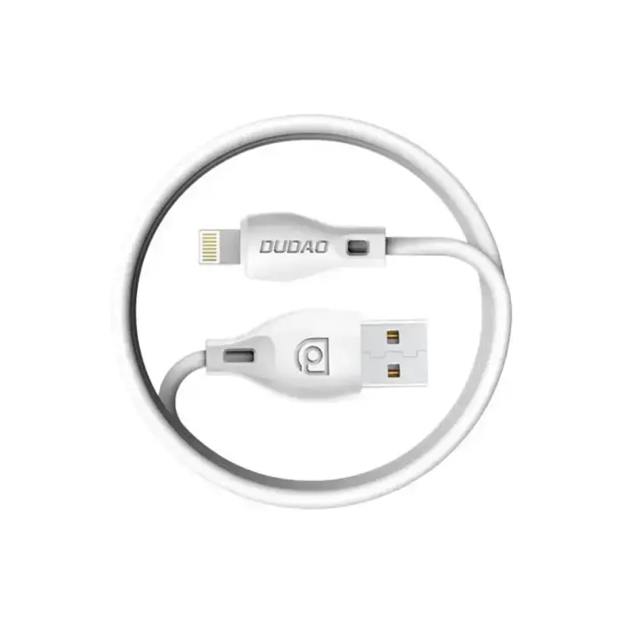 Dudao L4M USB-A - MicroUSB 2.4 A Cable 1m - White Photo