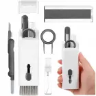 Multifunctional 7in1 cleaning set for headphones and keyboard - gray Photo