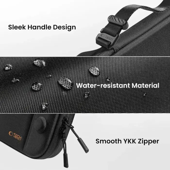 TECH-PROTECT SLIM POUCH NINTENDO SWITCH 2 BLACK Фото num