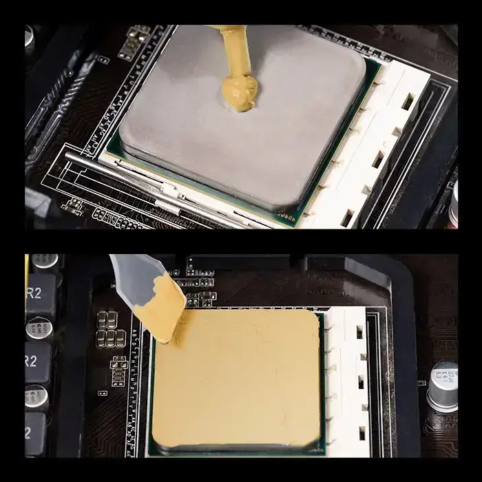 Qoltec Thermal grease 3.05 W/m-K | 0.5g | Gold Photo