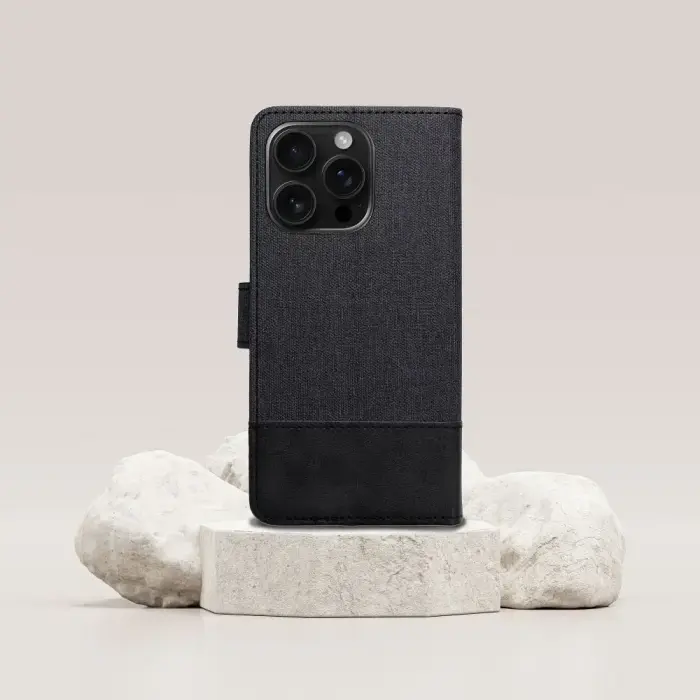 Flip case for Samsung A51 Gomma Book black Фото num