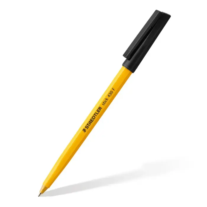 Lodīšu pildspalva STAEDTLER STICK 430F 0.7mm melna Photo