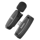 Wireless lavalier microphone USB C Hoco L15 black Foto 5