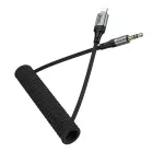 Cable AUX Jack 3,5 mm to Lightning Hoco 1,5 m UPA33A black Photo