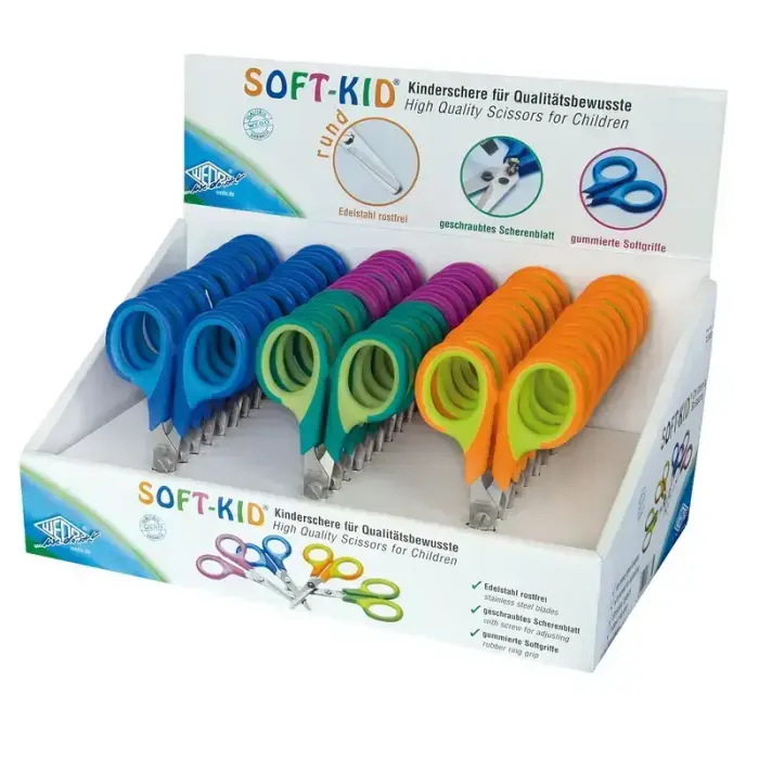 Bērnu šķēres Wedo SOFT- KID 11.5 cm Фото num