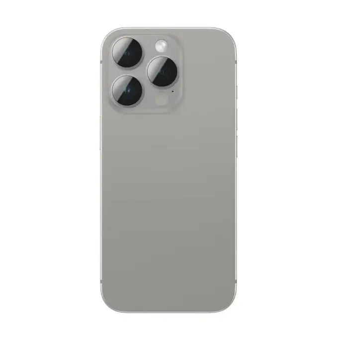 AmazingThing Aviation-Grade Alloy Tempered Glass Lens for iPhone 16 Pro | 16 Pro Max Camera Lens - Gray Foto 2
