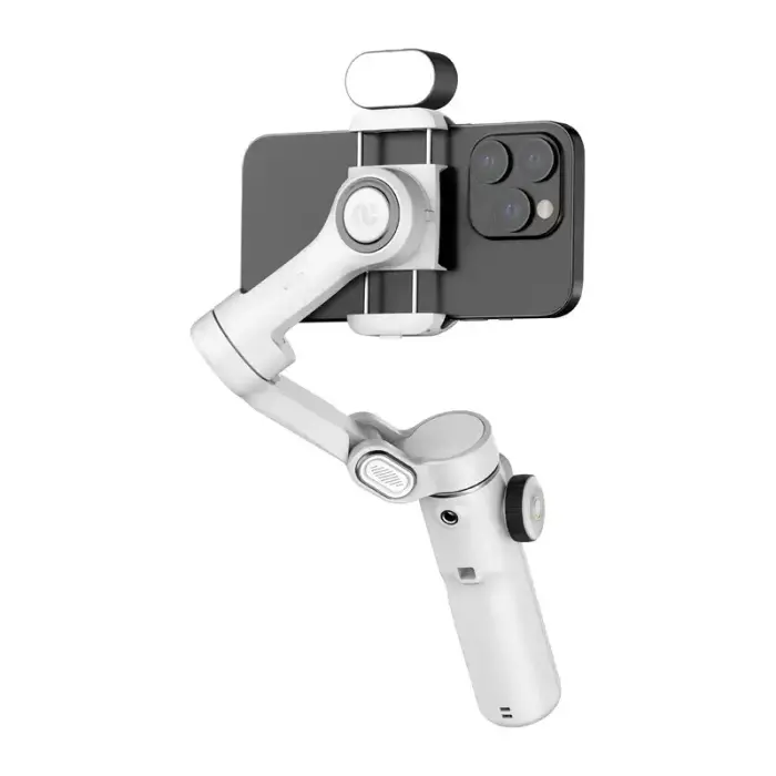 AOCHUAN X2 Gimbal with RGB Lighting (White) Foto 3
