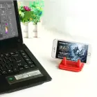 Silicone Car Phone Holder Dashboard Desktop Stand black Foto 3