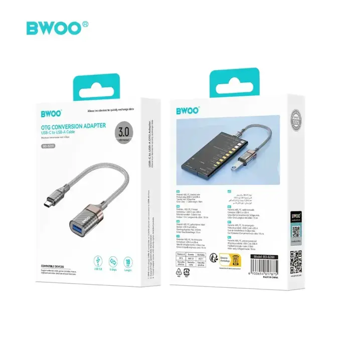 BWOO Adapter Type C to USB BZ69 Фото num