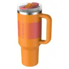 Термокружка с трубочкой The Quencher ProTour Flip Straw Tumbler 1,18 л, оранжевая Фото num